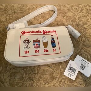 Coach NWT Nolita 19 With Boardwalk Graphic